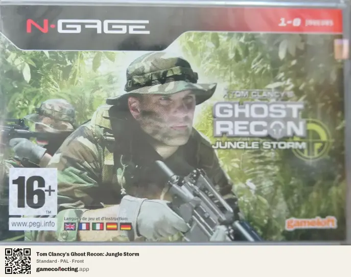 Tom Clancy's Ghost Recon: Jungle Storm Nokia N-Gage, PAL box front