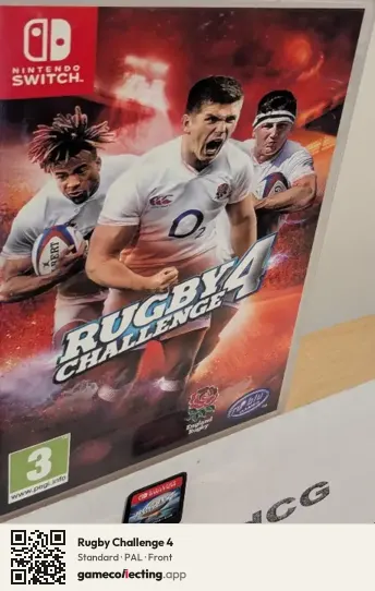 Rugby Challenge 4 Nintendo Switch, PAL box front