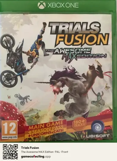 Trials Fusion Xbox One, PAL box front