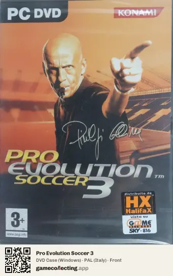 Pro Evolution Soccer 3 Computer, Italy box front