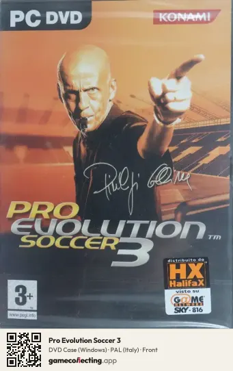 Pro Evolution Soccer 3 Computer, Italy box front