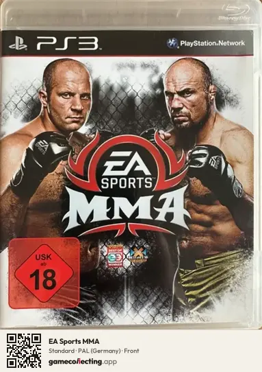 EA Sports MMA PlayStation 3, Germany box front