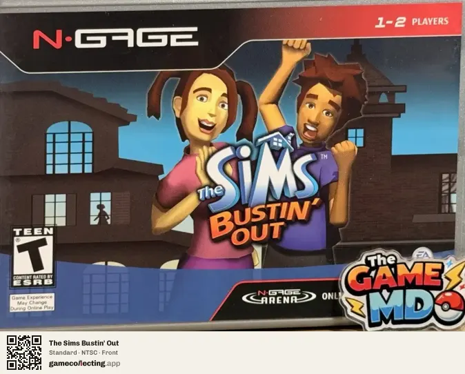 The Sims Bustin' Out Nokia N-Gage, NTSC box front