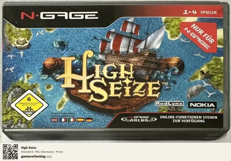 High Seize Nokia N-Gage, Germany box front