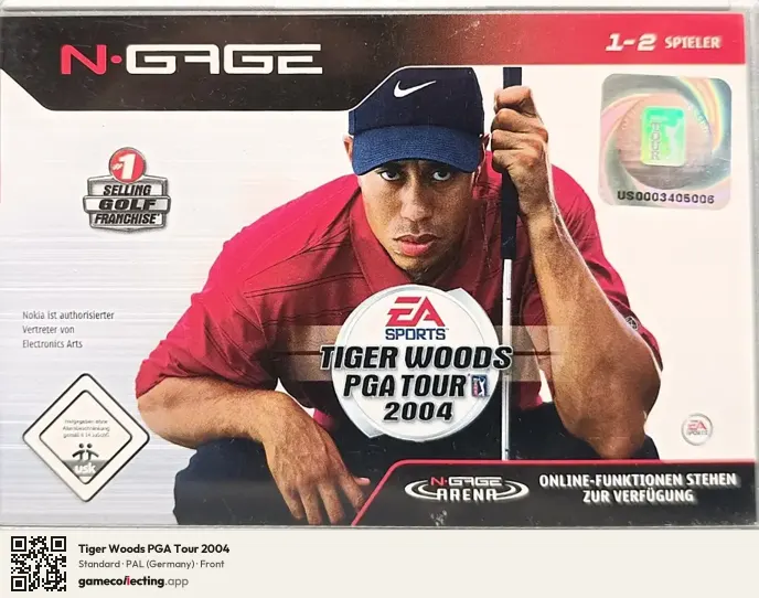 Tiger Woods PGA Tour 2004 Nokia N-Gage, Germany box front