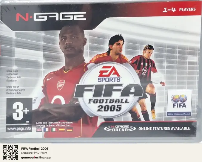 FIFA Football 2005 Nokia N-Gage, PAL box front