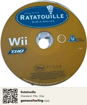 Ratatouille Nintendo Wii, PAL disc