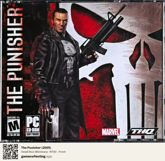 The Punisher (2005) Computer, NTSC box front