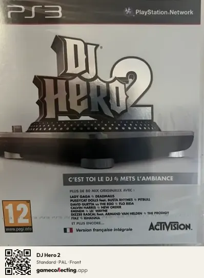 DJ Hero 2 PlayStation 3, PAL box front