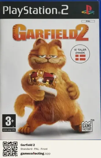 Garfield 2 PlayStation 2, PAL box front