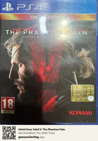 Metal Gear Solid V: The Phantom Pain PlayStation 4, Italy box front