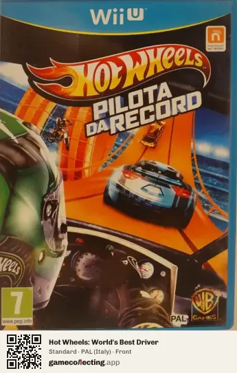 Hot Wheels: World's Best Driver Nintendo Wii U, Italy box front