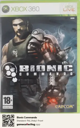 Bionic Commando Xbox 360, Italy box front