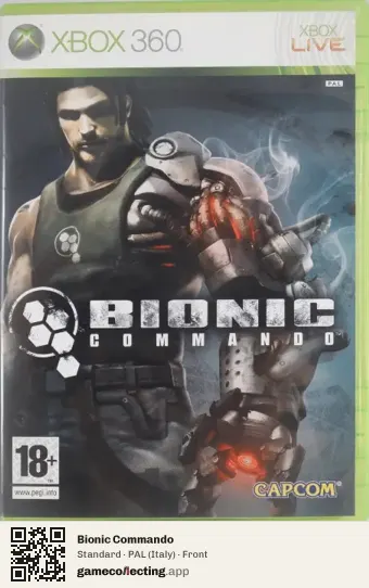 Bionic Commando Xbox 360, Italy box front