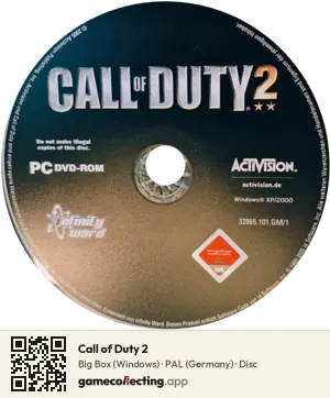 Call of Duty 2 Computer, PAL disc