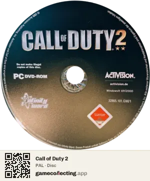 Call of Duty 2 Computer, PAL disc