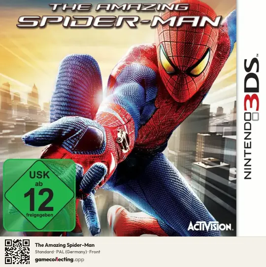 The Amazing Spider-Man Nintendo 3DS, Germany box front