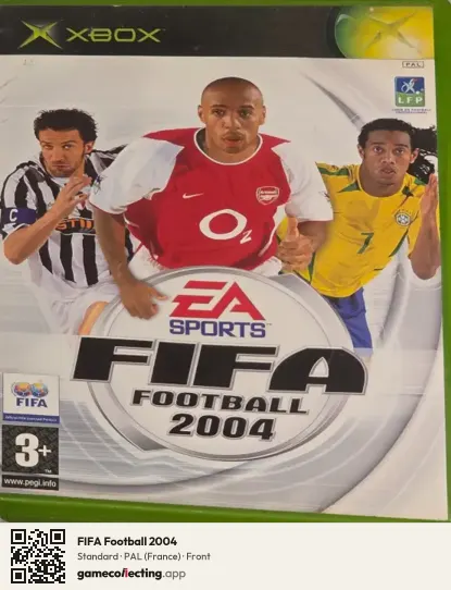 FIFA Football 2004 Xbox, France box front