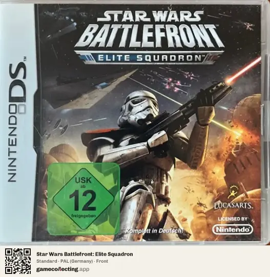 Star Wars Battlefront: Elite Squadron Nintendo DS, Germany box front