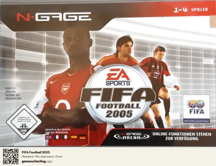 FIFA Football 2005 Nokia N-Gage, Germany box front