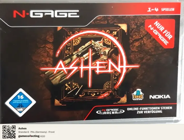 Ashen Nokia N-Gage, Germany box front