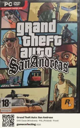 Grand Theft Auto: San Andreas Computer, Poland box front