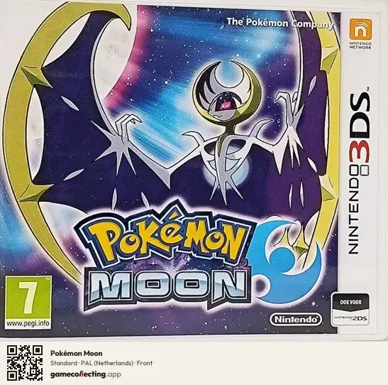 Pokémon Moon Nintendo 3DS, Netherlands box front