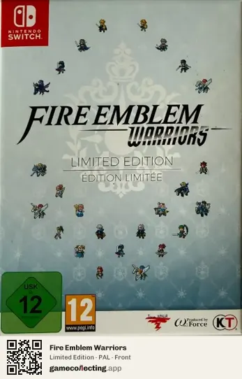 Fire Emblem Warriors Nintendo Switch, PAL box front