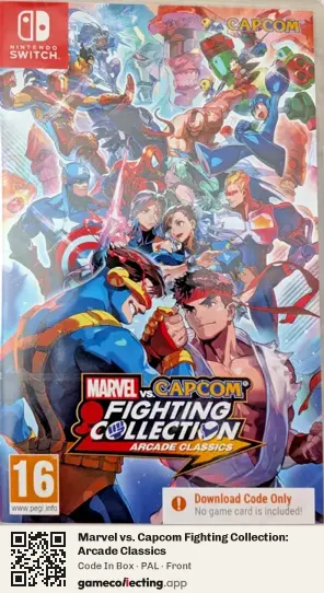 Marvel vs. Capcom Fighting Collection: Arcade Classics Nintendo Switch, PAL box front