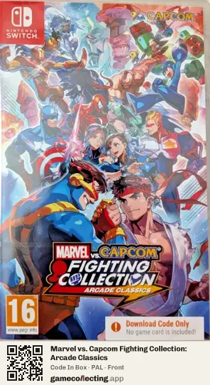 Marvel vs. Capcom Fighting Collection: Arcade Classics Nintendo Switch, PAL box front