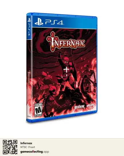 Infernax PlayStation 4, NTSC box front