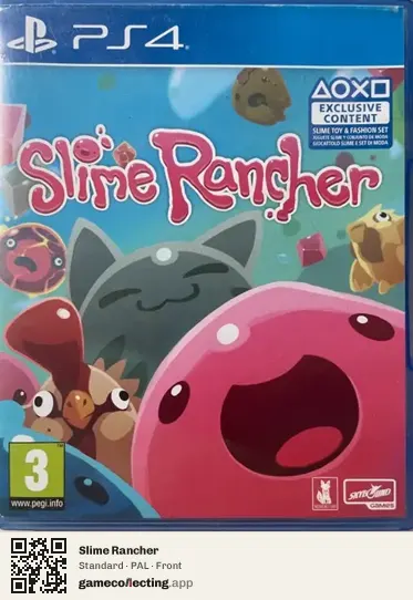 Slime Rancher PlayStation 4, PAL box front