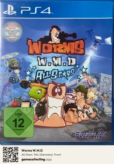 Worms W.M.D PlayStation 4, Germany box front
