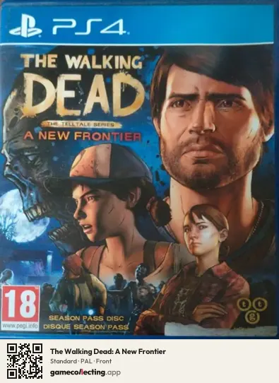 The Walking Dead: A New Frontier PlayStation 4, PAL box front