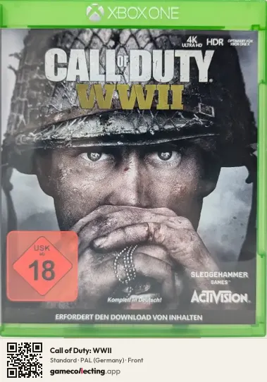 Call of Duty: WWII Xbox One, Germany box front