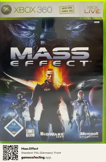 Mass Effect Xbox 360, Germany box front