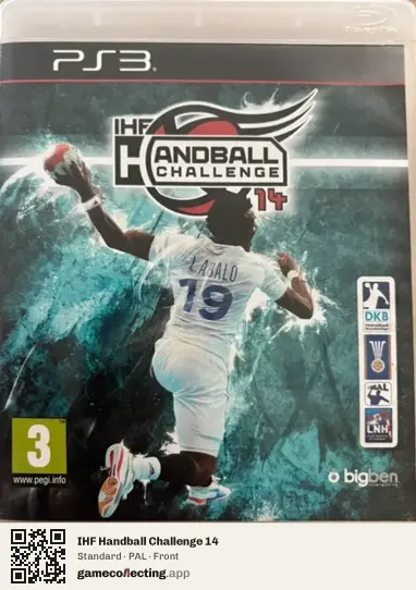 IHF Handball Challenge 14 PlayStation 3, PAL box front