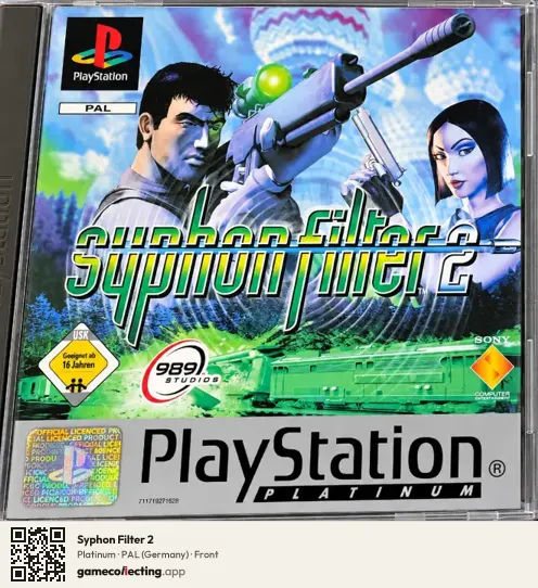 Syphon Filter 2 PlayStation, Germany box front