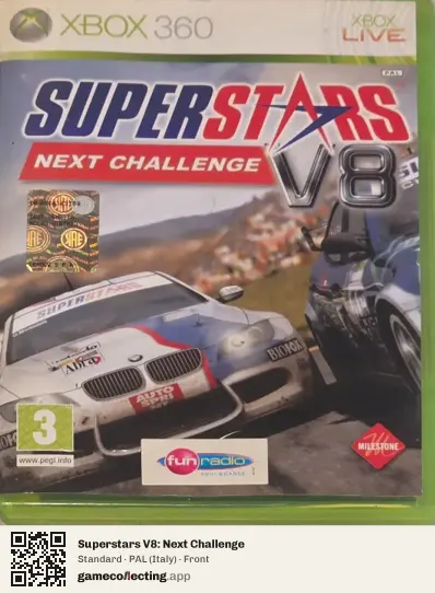 Superstars V8: Next Challenge Xbox 360, Italy box front