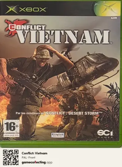 Conflict: Vietnam Xbox, PAL box front