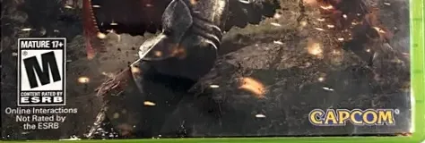 Dragon's Dogma, the ESRB box on its front