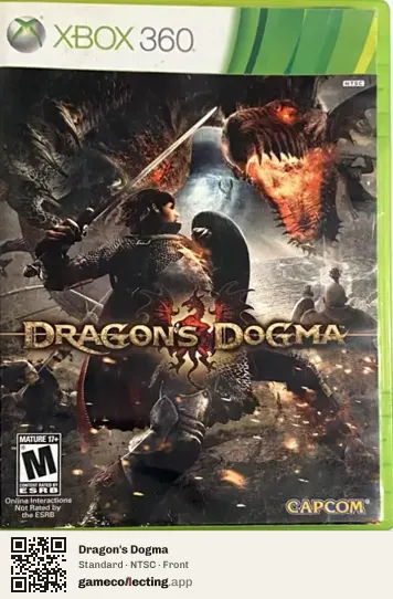 Dragon's Dogma Xbox 360, NTSC box front