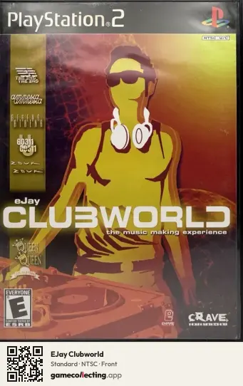 EJay Clubworld PlayStation 2, NTSC box front