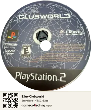 EJay Clubworld PlayStation 2, NTSC disc