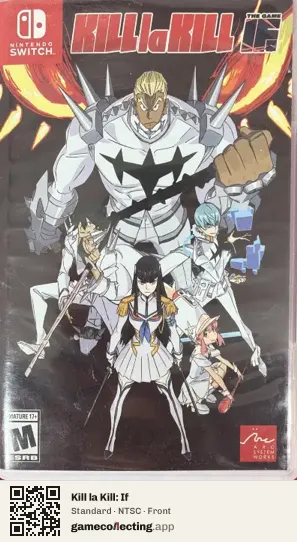 Kill la Kill: If Nintendo Switch, NTSC box front