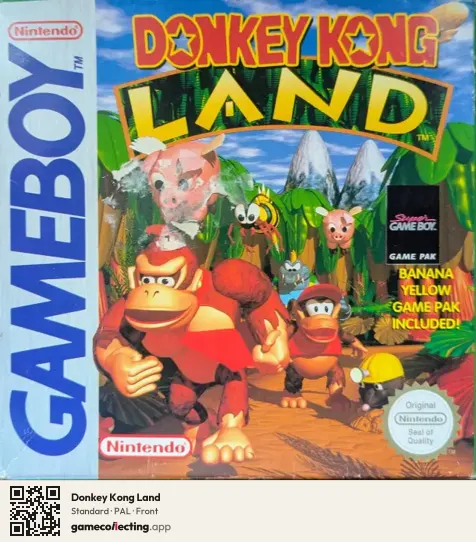 Donkey Kong Land Game Boy, PAL box front