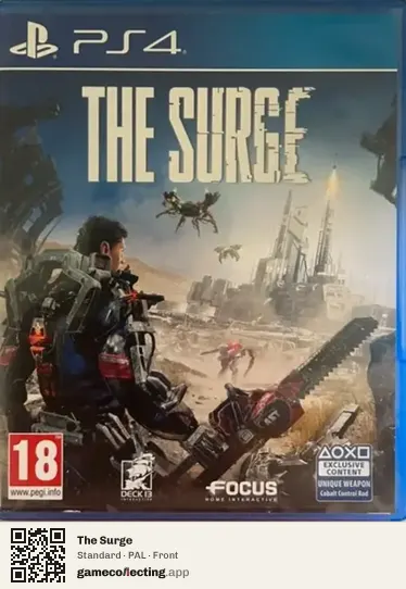 The Surge PlayStation 4, PAL box front