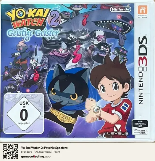 Yo-kai Watch 2: Psychic Specters Nintendo 3DS, Germany box front