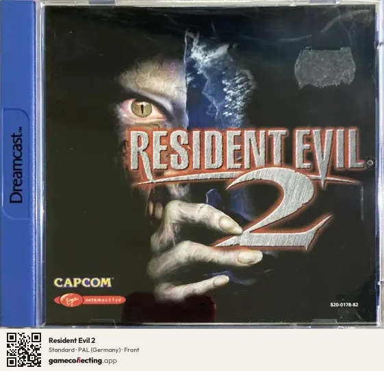 Resident Evil 2 Sega Dreamcast, Germany box front