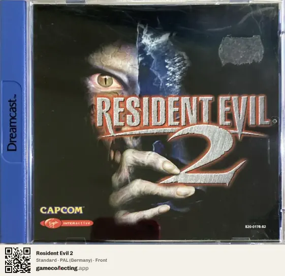 Resident Evil 2 Sega Dreamcast, Germany box front